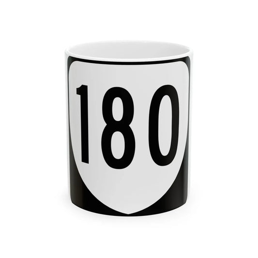Virginia 180 1980 (Virginia) (Road Sign) White Coffee Mug 11oz - Go Mug Yourself