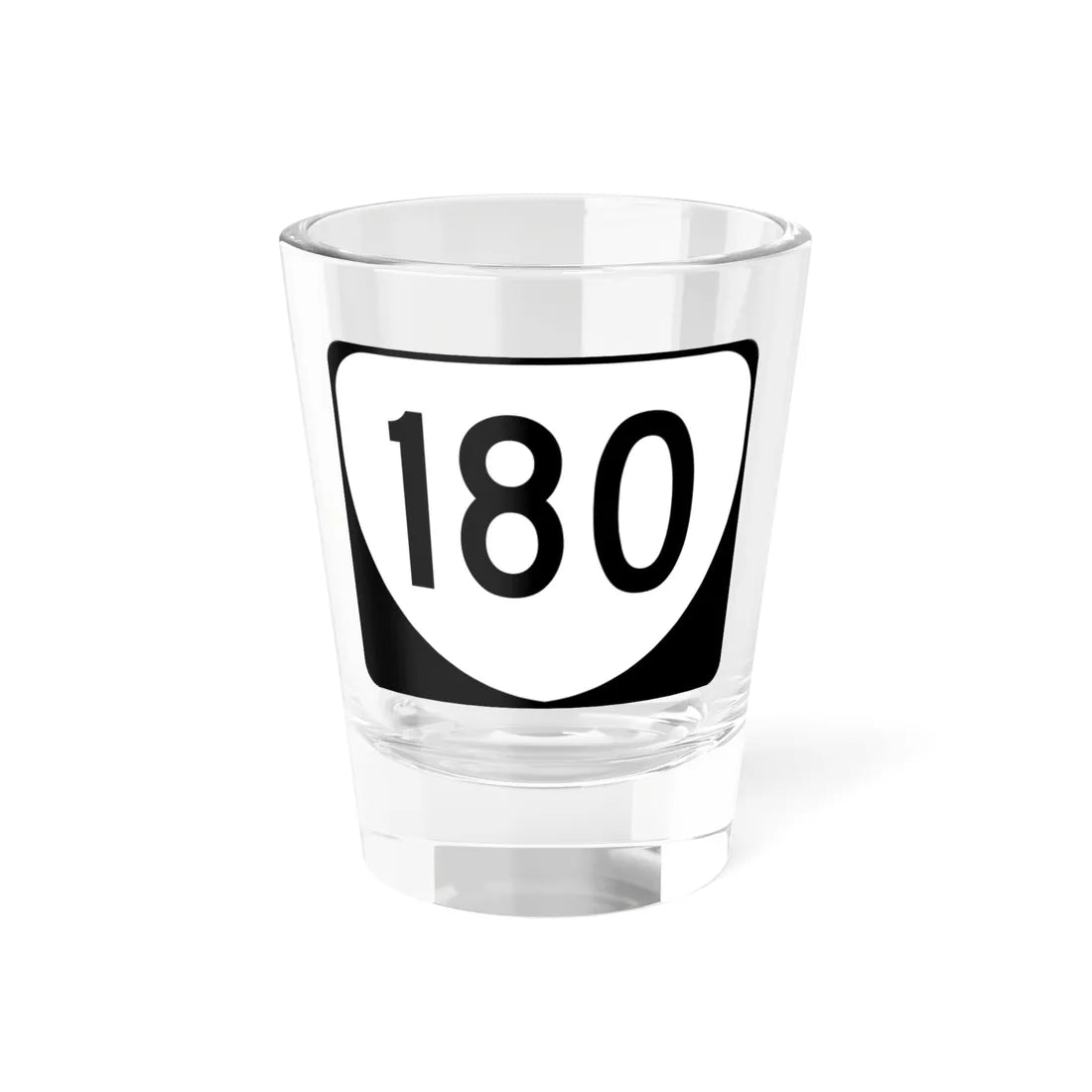 Virginia 180 (Virginia) (Road Sign) Shot Glass 1.5oz 1.5oz - Go Mug Yourself