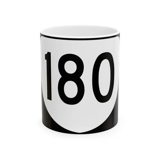 Virginia 180 (Virginia) (Road Sign) White Coffee Mug 11oz - Go Mug Yourself