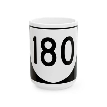 Virginia 180 (Virginia) (Road Sign) White Coffee Mug 15oz - Go Mug Yourself