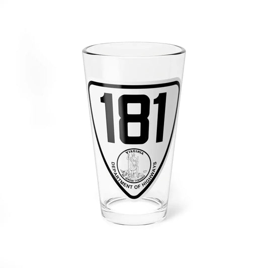 Virginia 181 1924 (Virginia) (Road Sign) Pint Glass 16oz 16oz - Go Mug Yourself