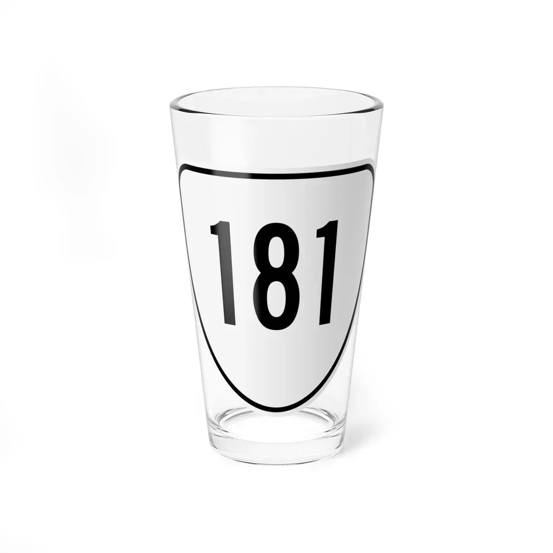 Virginia 181 1956 (Virginia) (Road Sign) Pint Glass 16oz 16oz - Go Mug Yourself