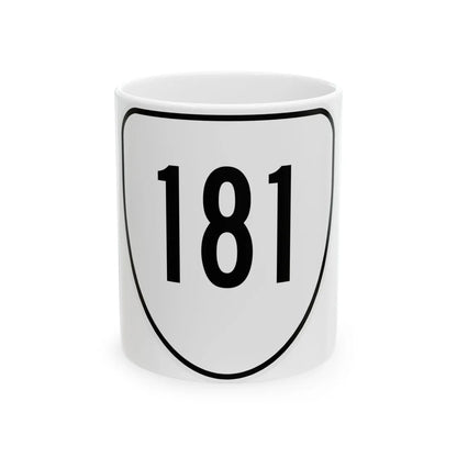 Virginia 181 1956 (Virginia) (Road Sign) White Coffee Mug 11oz - Go Mug Yourself