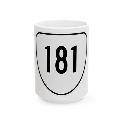 Virginia 181 1956 (Virginia) (Road Sign) White Coffee Mug 15oz - Go Mug Yourself
