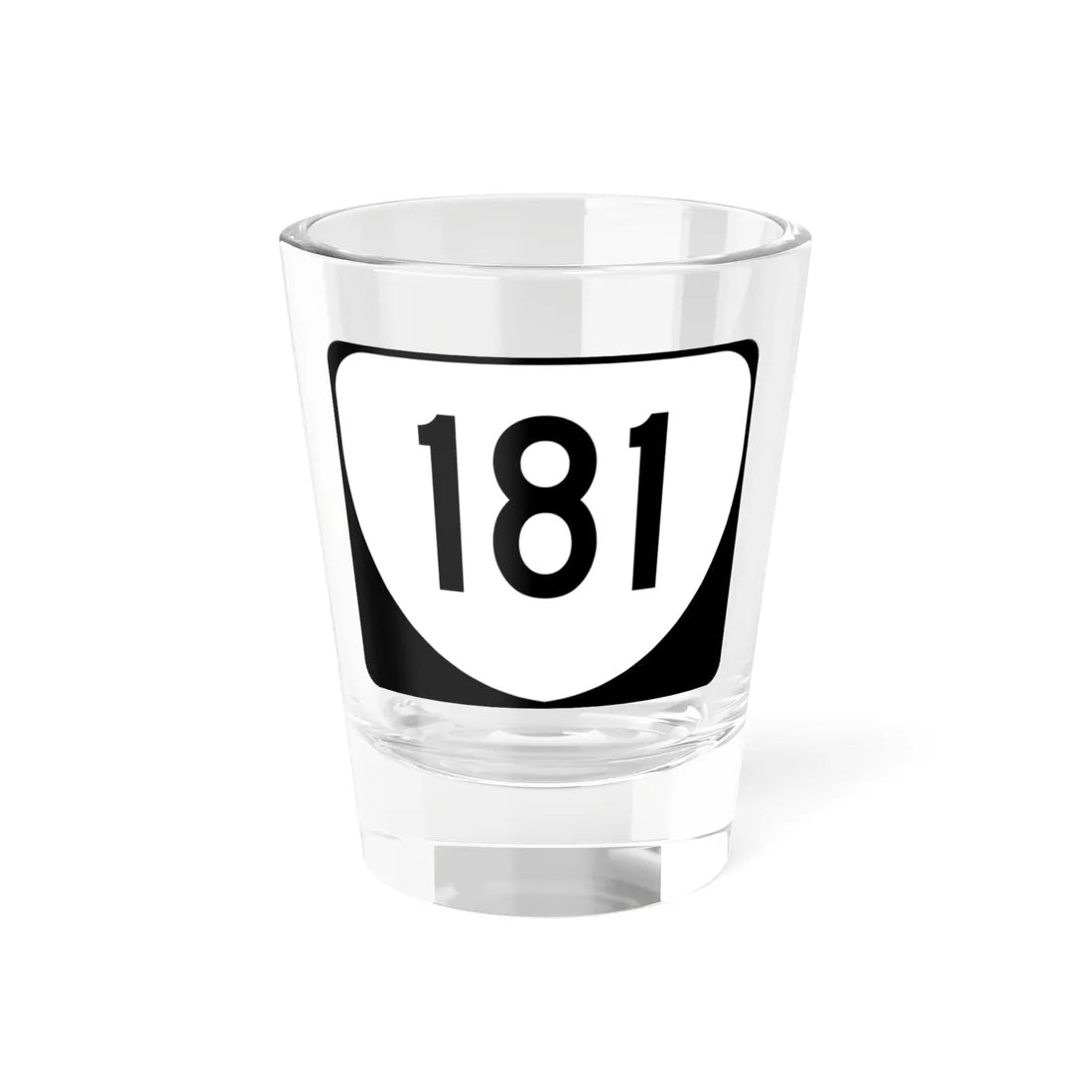 Virginia 181 (Virginia) (Road Sign) Shot Glass 1.5oz 1.5oz - Go Mug Yourself