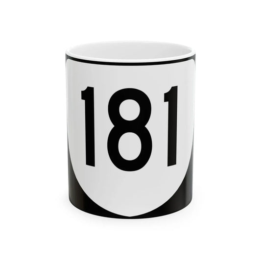 Virginia 181 (Virginia) (Road Sign) White Coffee Mug 11oz - Go Mug Yourself