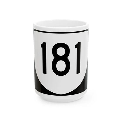 Virginia 181 (Virginia) (Road Sign) White Coffee Mug 15oz - Go Mug Yourself