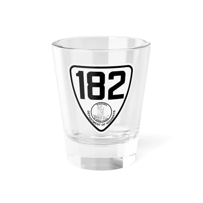 Virginia 182 1924 (Virginia) (Road Sign) Shot Glass 1.5oz 1.5oz - Go Mug Yourself