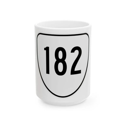 Virginia 182 1956 (Virginia) (Road Sign) White Coffee Mug 15oz - Go Mug Yourself