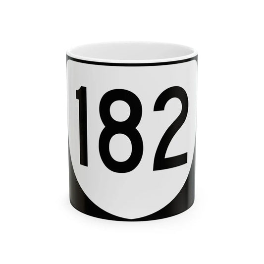 Virginia 182 (Virginia) (Road Sign) White Coffee Mug 11oz - Go Mug Yourself