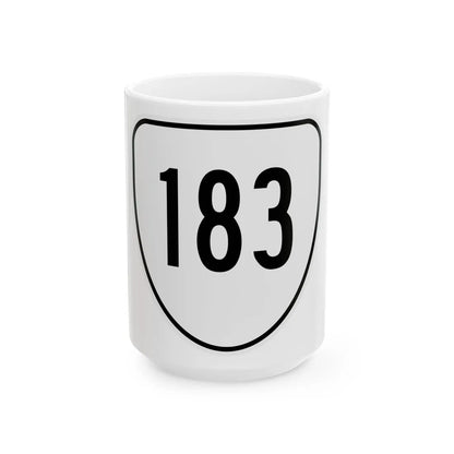 Virginia 183 1956 (Virginia) (Road Sign) White Coffee Mug 15oz - Go Mug Yourself