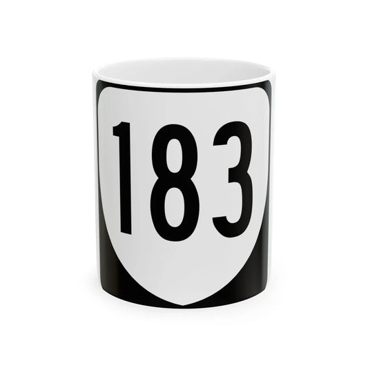 Virginia 183 1980 (Virginia) (Road Sign) White Coffee Mug 11oz - Go Mug Yourself