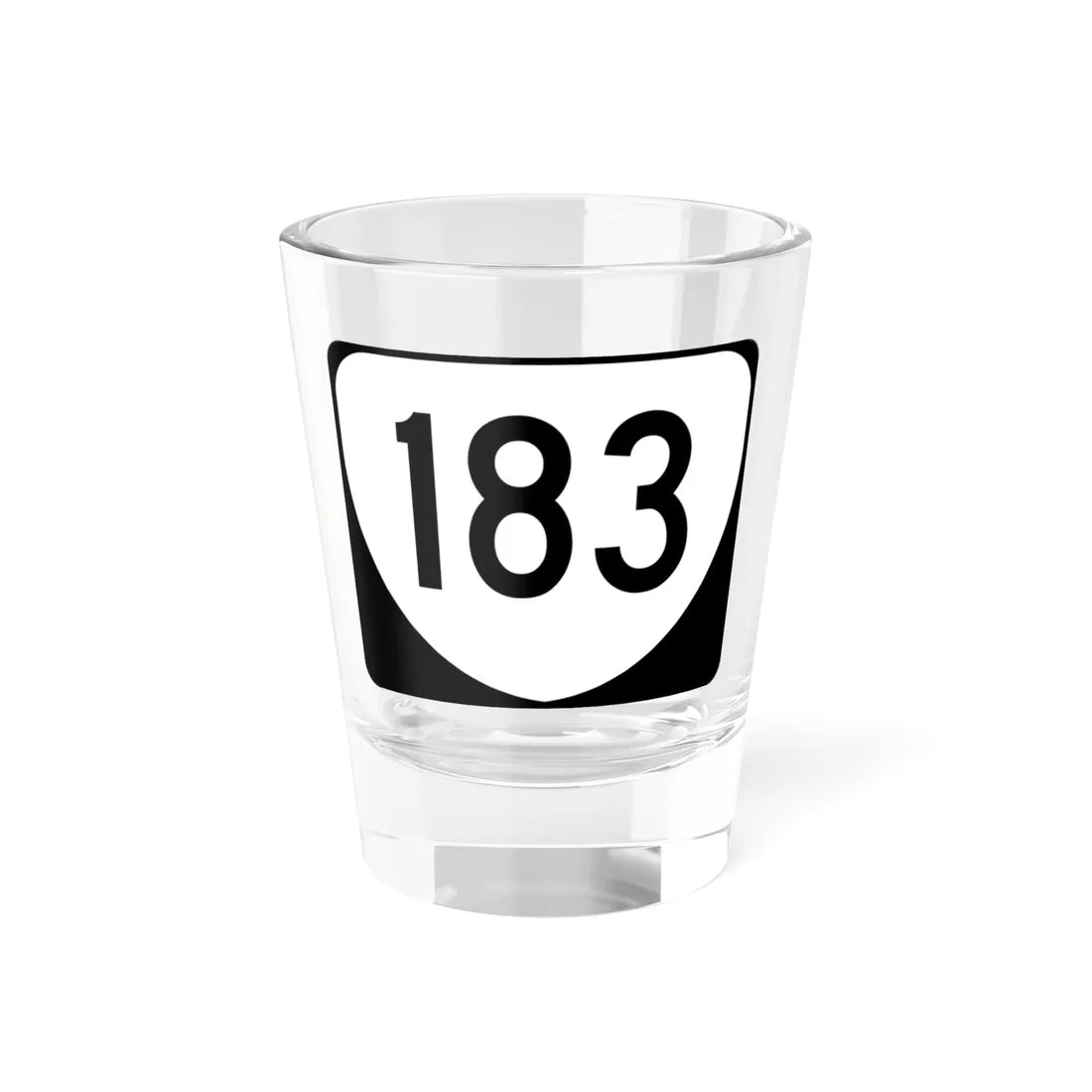 Virginia 183 (Virginia) (Road Sign) Shot Glass 1.5oz 1.5oz - Go Mug Yourself
