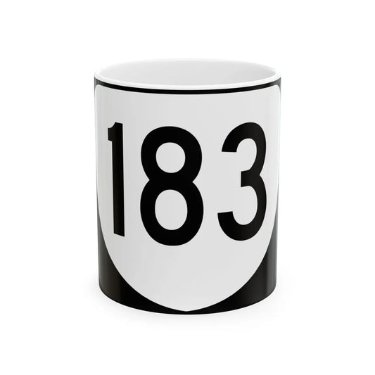 Virginia 183 (Virginia) (Road Sign) White Coffee Mug 11oz - Go Mug Yourself