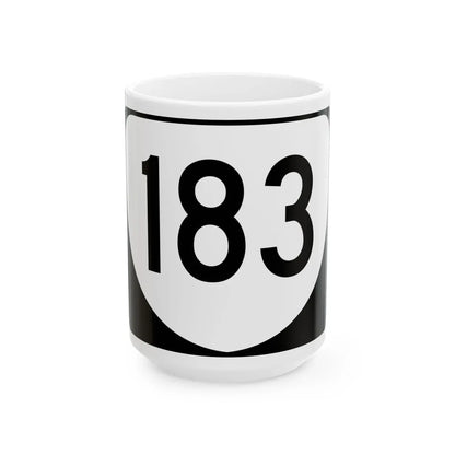 Virginia 183 (Virginia) (Road Sign) White Coffee Mug 15oz - Go Mug Yourself