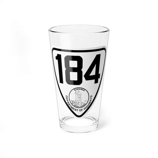 Virginia 184 1924 (Virginia) (Road Sign) Pint Glass 16oz 16oz - Go Mug Yourself