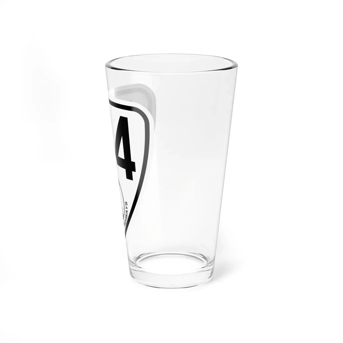 Virginia 184 1924 (Virginia) (Road Sign) Pint Glass 16oz - Go Mug Yourself