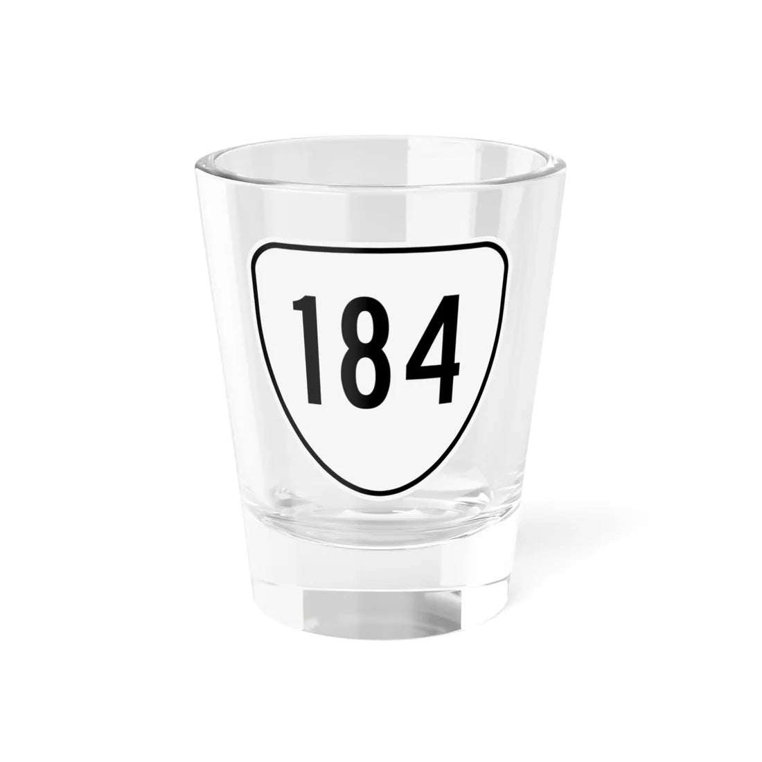Virginia 184 1956 (Virginia) (Road Sign) Shot Glass 1.5oz 1.5oz - Go Mug Yourself