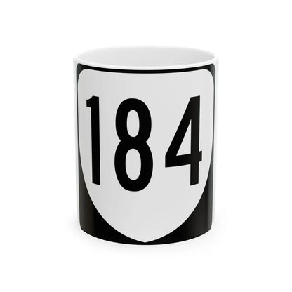 Virginia 184 1980 (Virginia) (Road Sign) White Coffee Mug 11oz - Go Mug Yourself