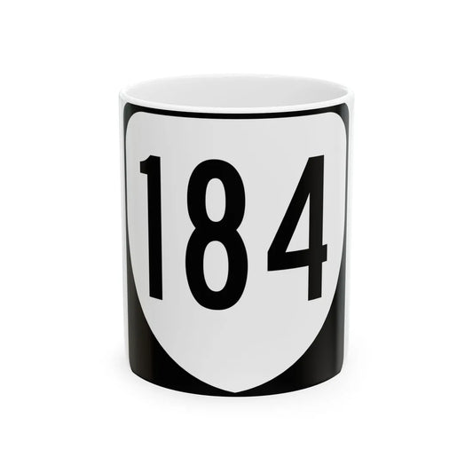 Virginia 184 1980 (Virginia) (Road Sign) White Coffee Mug 11oz - Go Mug Yourself