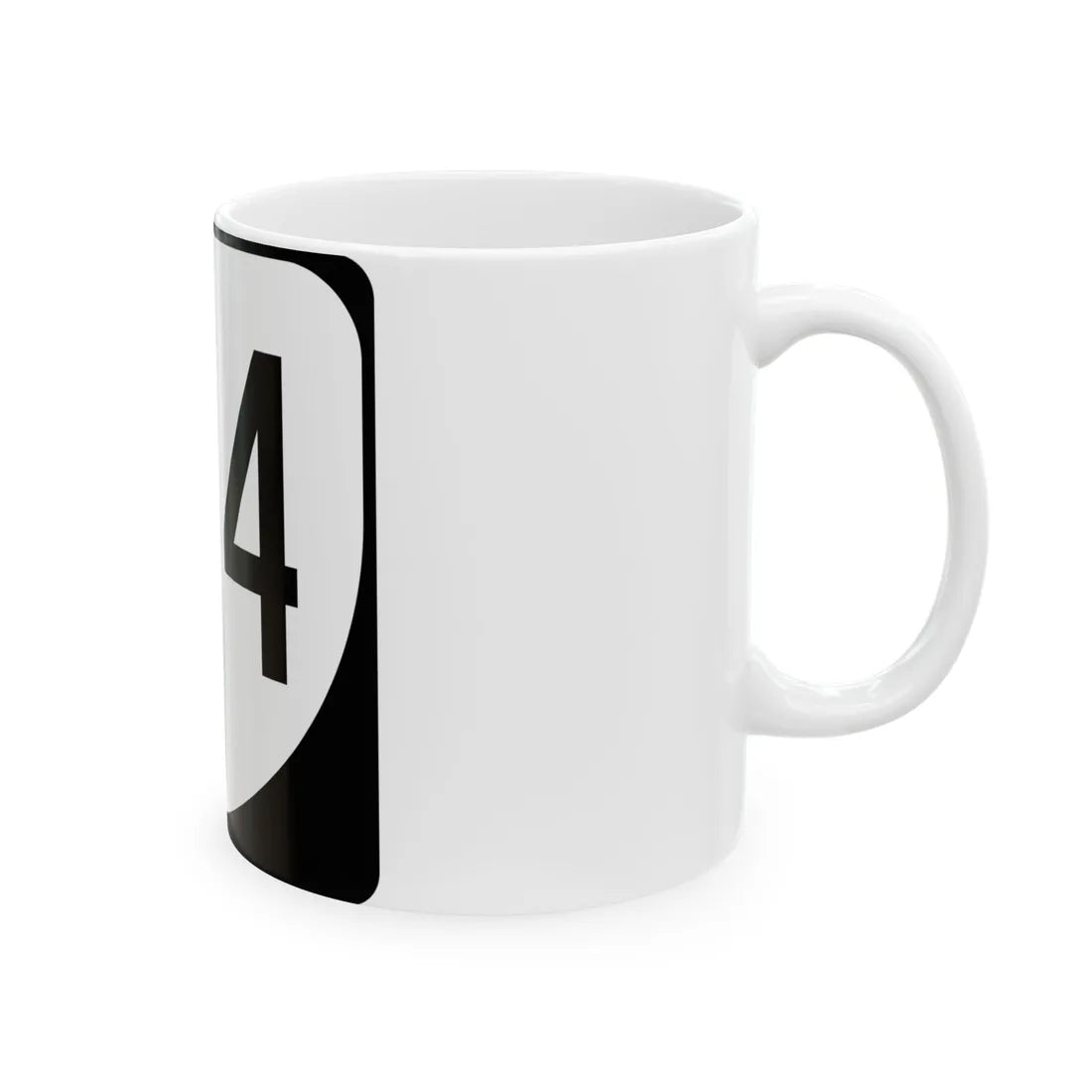 Virginia 184 1980 (Virginia) (Road Sign) White Coffee Mug - Go Mug Yourself
