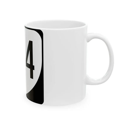 Virginia 184 1980 (Virginia) (Road Sign) White Coffee Mug - Go Mug Yourself
