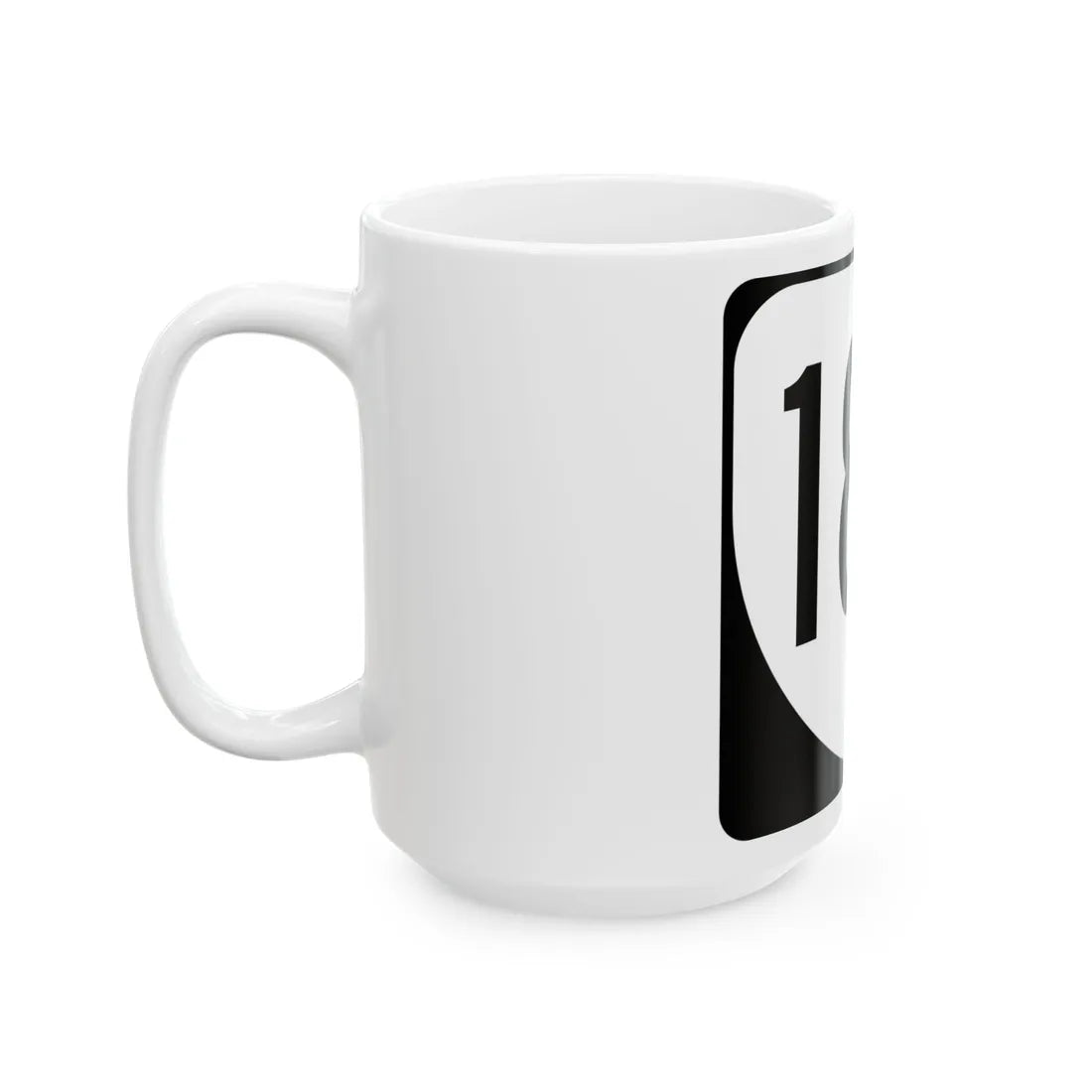 Virginia 184 1980 (Virginia) (Road Sign) White Coffee Mug - Go Mug Yourself