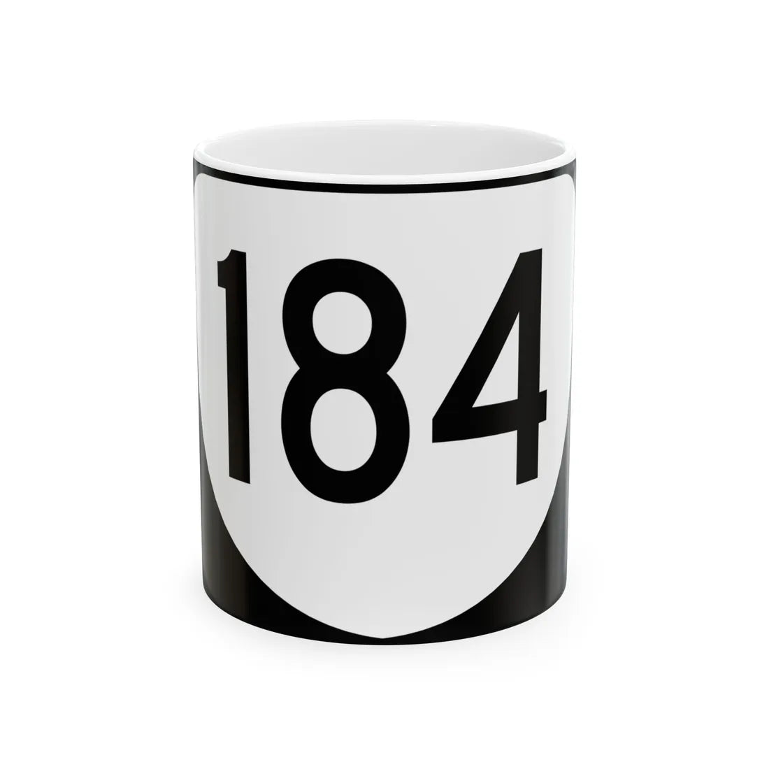 Virginia 184 (Virginia) (Road Sign) White Coffee Mug 11oz - Go Mug Yourself
