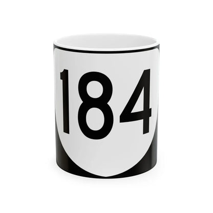 Virginia 184 (Virginia) (Road Sign) White Coffee Mug 11oz - Go Mug Yourself