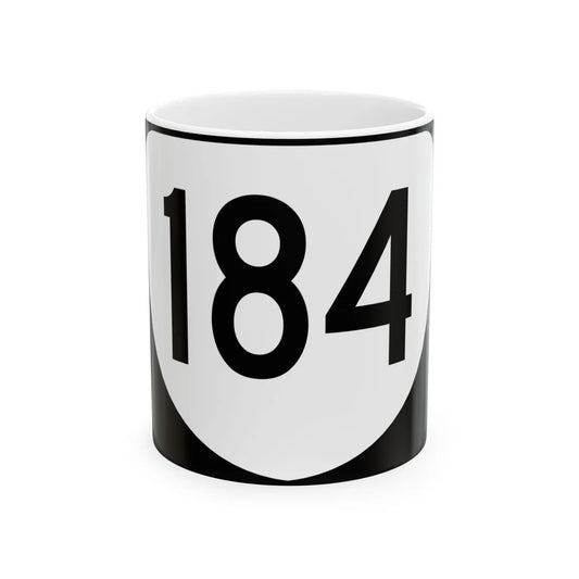 Virginia 184 (Virginia) (Road Sign) White Coffee Mug 11oz - Go Mug Yourself