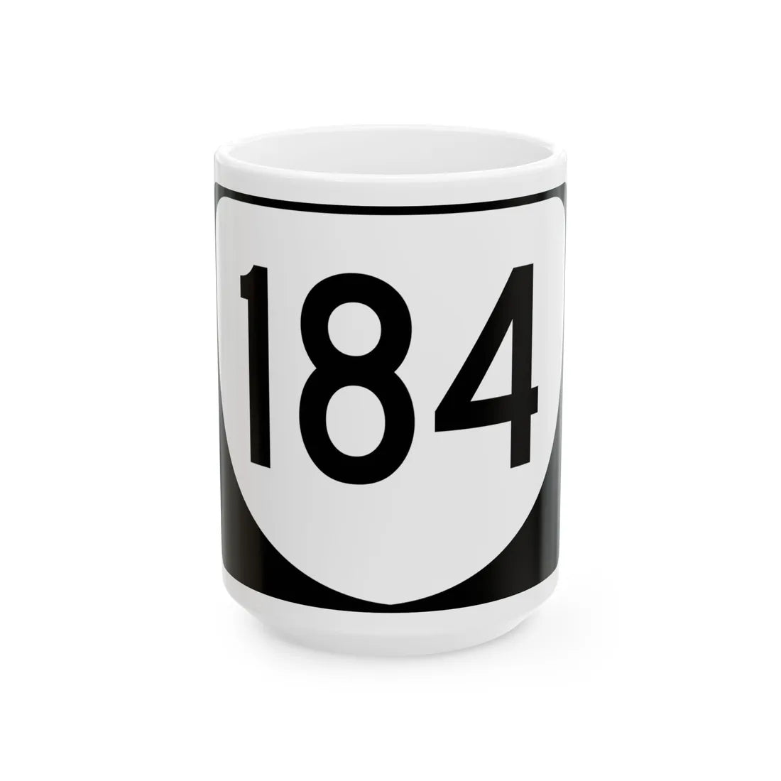 Virginia 184 (Virginia) (Road Sign) White Coffee Mug 15oz - Go Mug Yourself