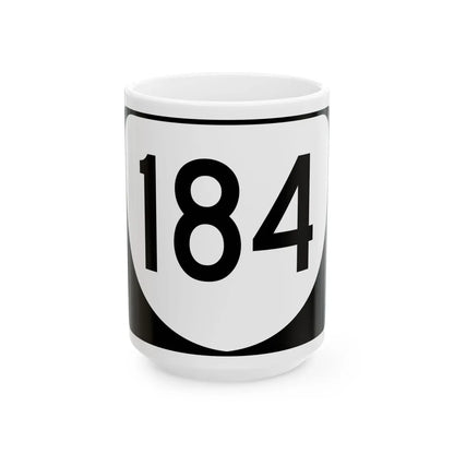 Virginia 184 (Virginia) (Road Sign) White Coffee Mug 15oz - Go Mug Yourself
