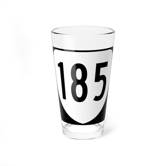 Virginia 185 1980 (Virginia) (Road Sign) Pint Glass 16oz 16oz - Go Mug Yourself