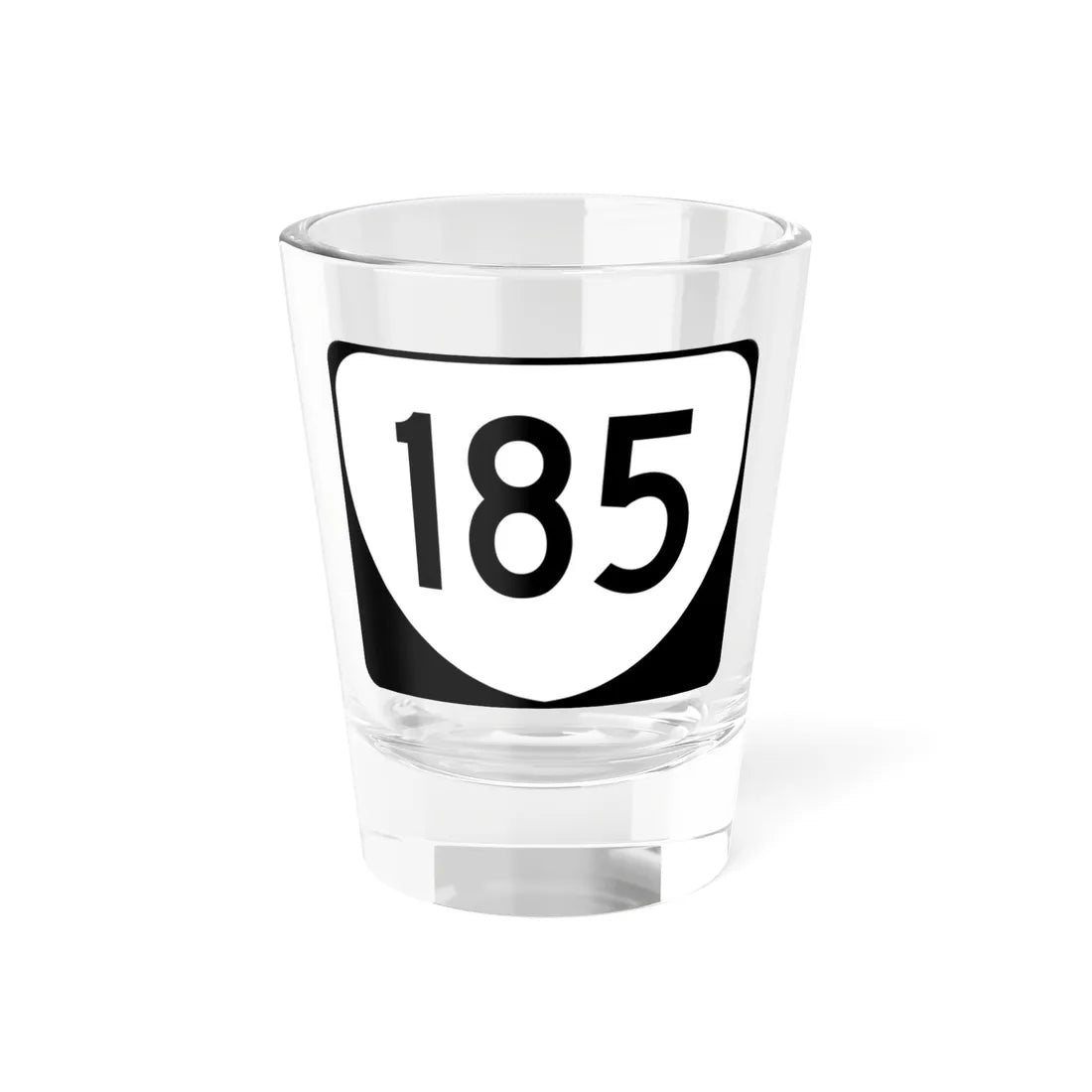Virginia 185 (Virginia) (Road Sign) Shot Glass 1.5oz 1.5oz - Go Mug Yourself