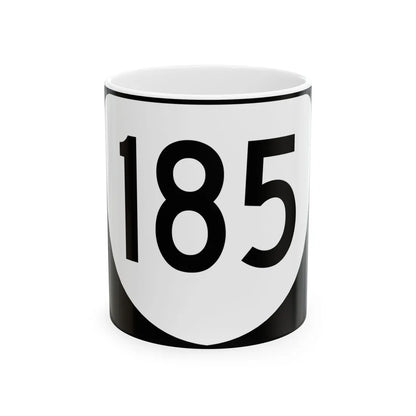 Virginia 185 (Virginia) (Road Sign) White Coffee Mug 11oz - Go Mug Yourself