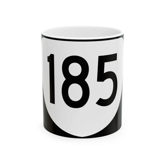 Virginia 185 (Virginia) (Road Sign) White Coffee Mug 11oz - Go Mug Yourself