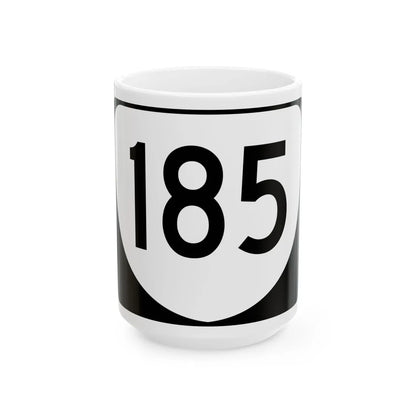 Virginia 185 (Virginia) (Road Sign) White Coffee Mug 15oz - Go Mug Yourself