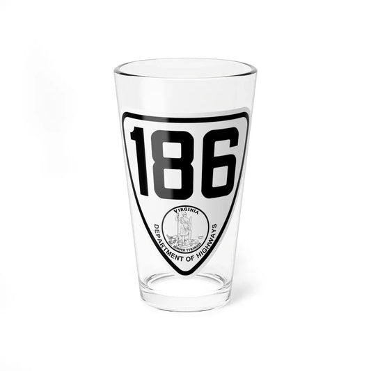 Virginia 186 1924 (Virginia) (Road Sign) Pint Glass 16oz 16oz - Go Mug Yourself