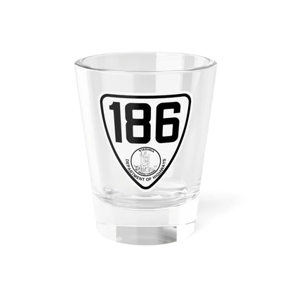 Virginia 186 1924 (Virginia) (Road Sign) Shot Glass 1.5oz 1.5oz - Go Mug Yourself