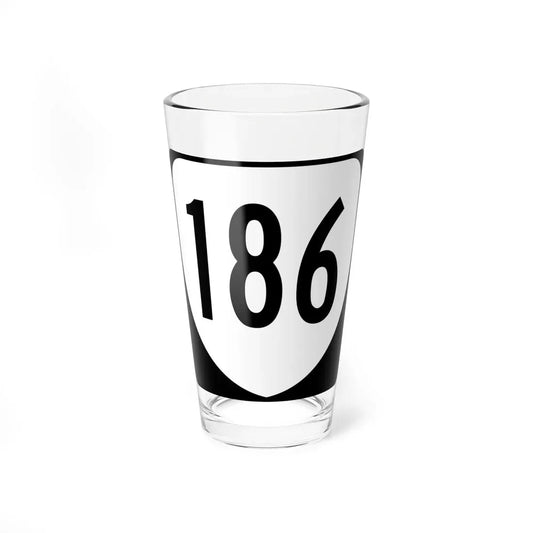 Virginia 186 1980 (Virginia) (Road Sign) Pint Glass 16oz 16oz - Go Mug Yourself