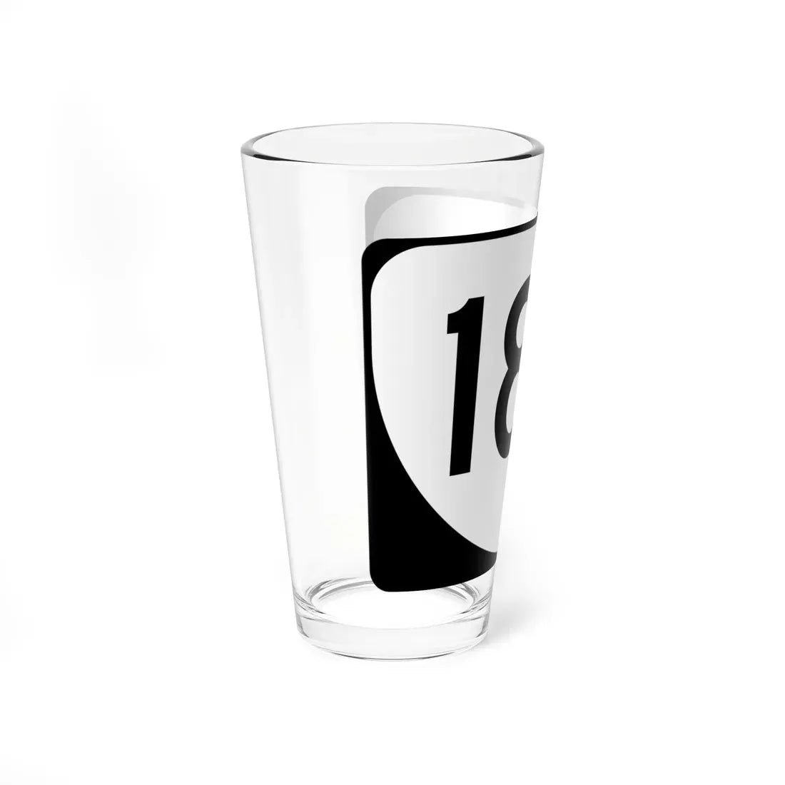 Virginia 186 (Virginia) (Road Sign) Pint Glass 16oz - Go Mug Yourself