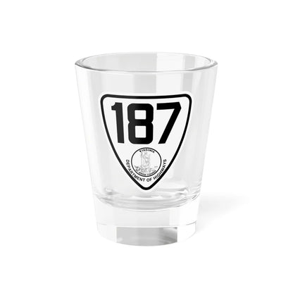 Virginia 187 1924 (Virginia) (Road Sign) Shot Glass 1.5oz 1.5oz - Go Mug Yourself