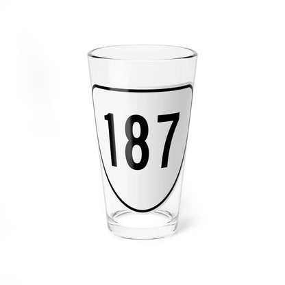 Virginia 187 1956 (Virginia) (Road Sign) Pint Glass 16oz 16oz - Go Mug Yourself
