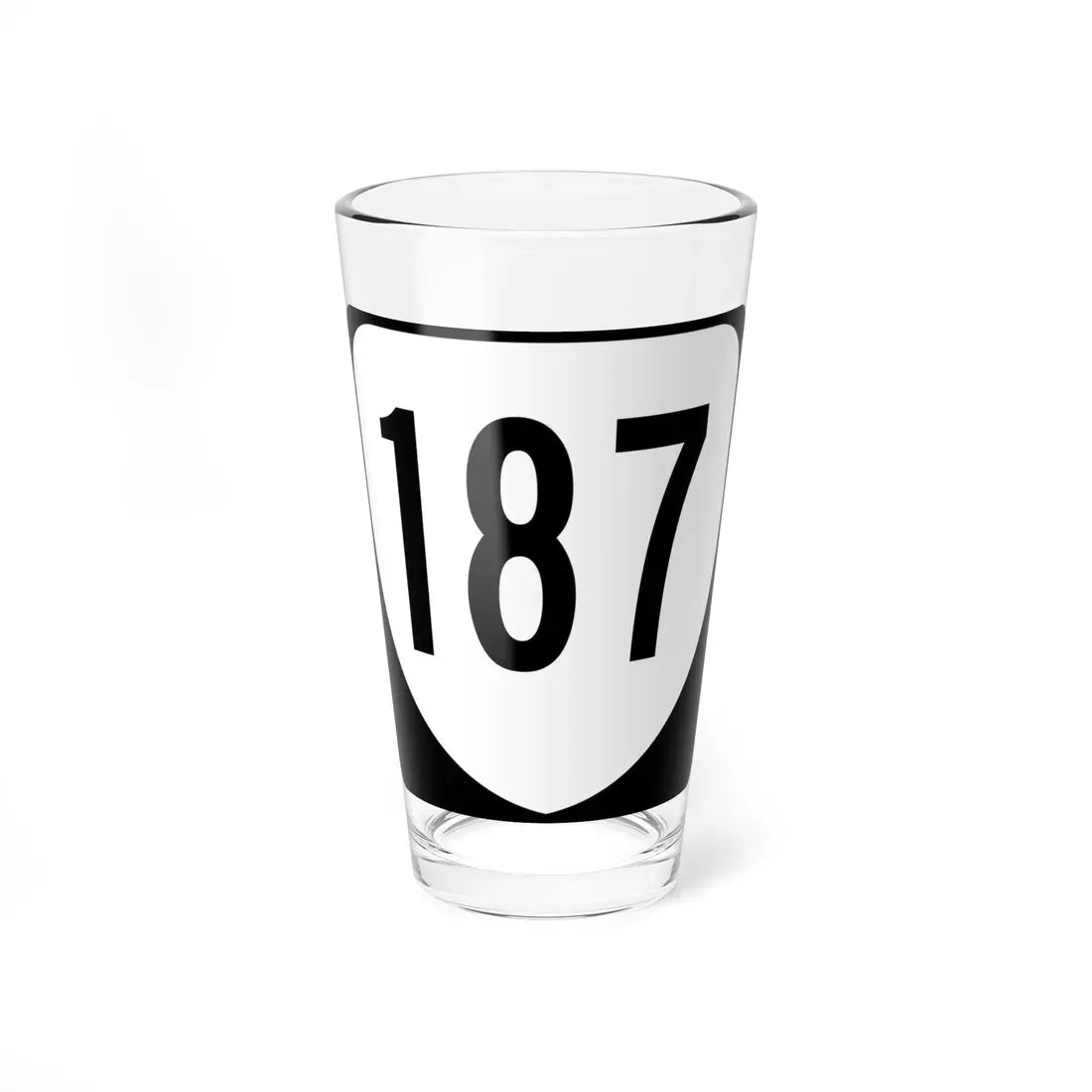 Virginia 187 1980 (Virginia) (Road Sign) Pint Glass 16oz 16oz - Go Mug Yourself