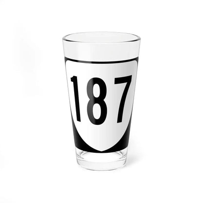 Virginia 187 1980 (Virginia) (Road Sign) Pint Glass 16oz 16oz - Go Mug Yourself