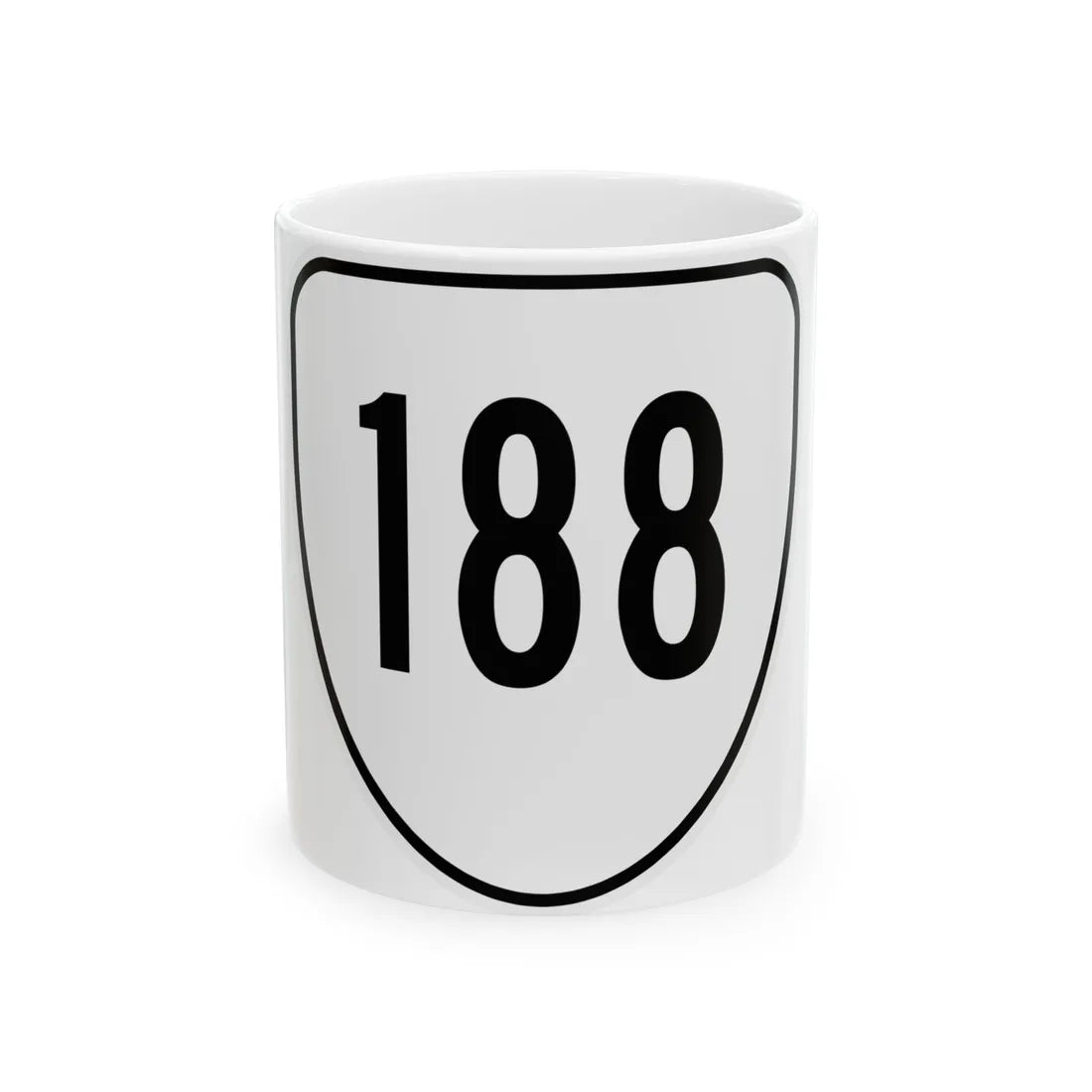 Virginia 188 1956 (Virginia) (Road Sign) White Coffee Mug 11oz - Go Mug Yourself