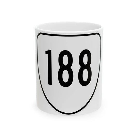 Virginia 188 1956 (Virginia) (Road Sign) White Coffee Mug 11oz - Go Mug Yourself