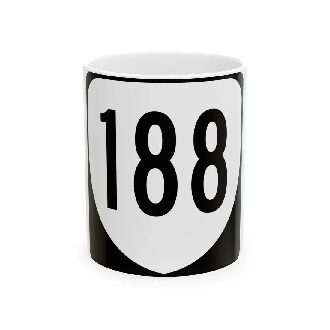 Virginia 188 1980 (Virginia) (Road Sign) White Coffee Mug 11oz - Go Mug Yourself