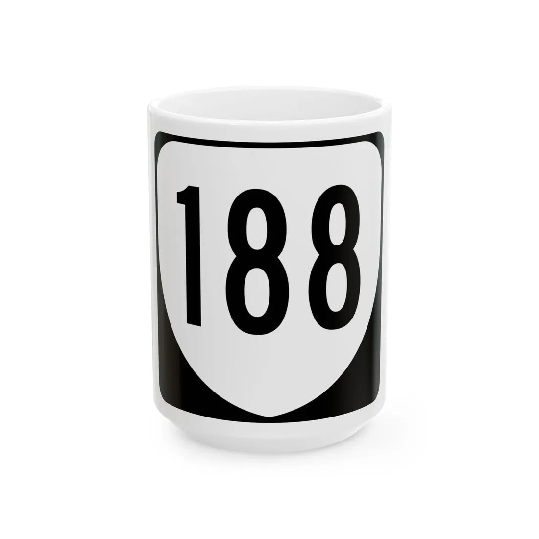 Virginia 188 1980 (Virginia) (Road Sign) White Coffee Mug 15oz - Go Mug Yourself