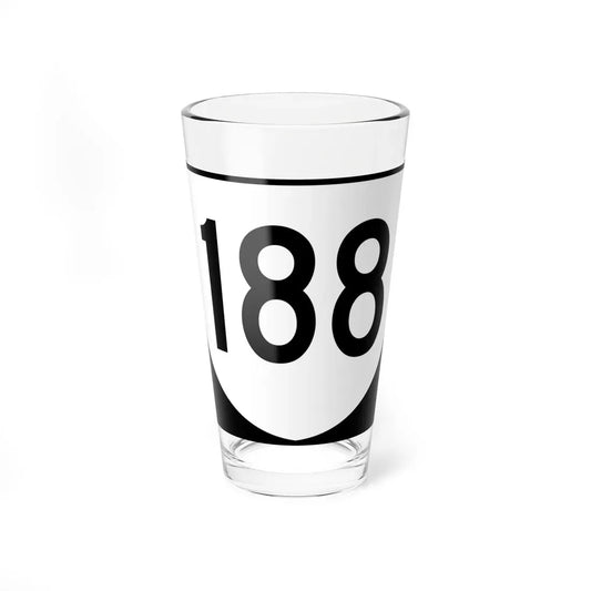 Virginia 188 (Virginia) (Road Sign) Pint Glass 16oz 16oz - Go Mug Yourself